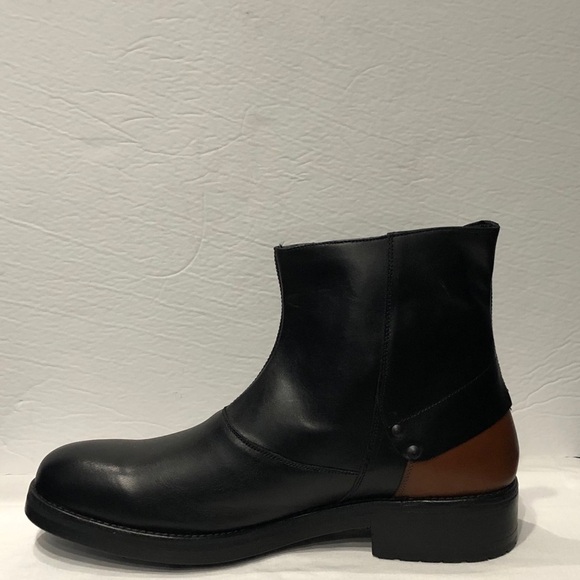 Sabatter boot black size zipper premium leather 13 - Picture 3 of 5